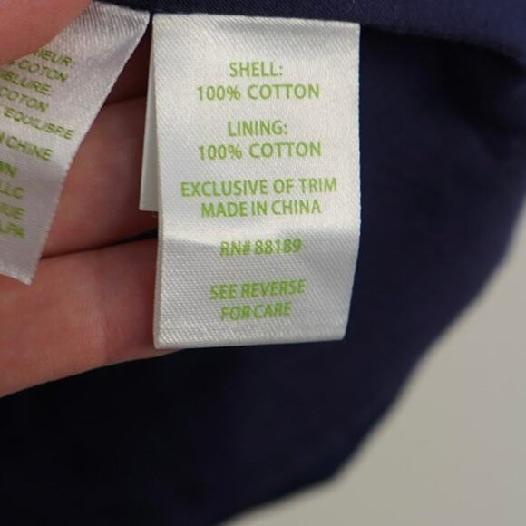 NEW Lilly Pulitzer Valli Shift Dress True Navy Womens Size 00 - Picture 9 of 10